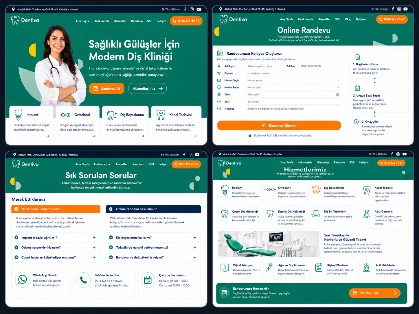 Dentiva proje ekran görüntüsü